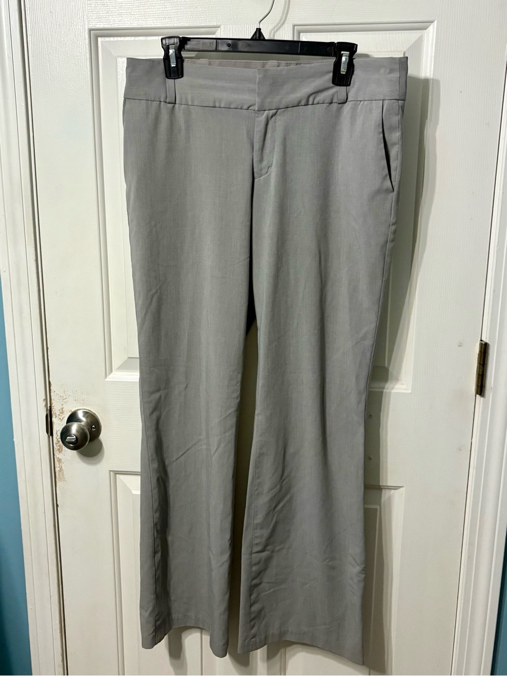 Mossimo Supply Co. Light Gray Wide Leg Dress Pants